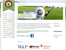 Tablet Screenshot of golfclubherford.de